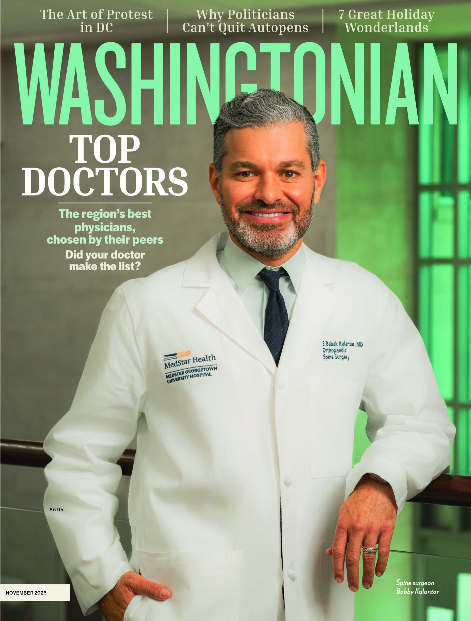 Washingtonian Magazine 2025 Top Docs Cover Image